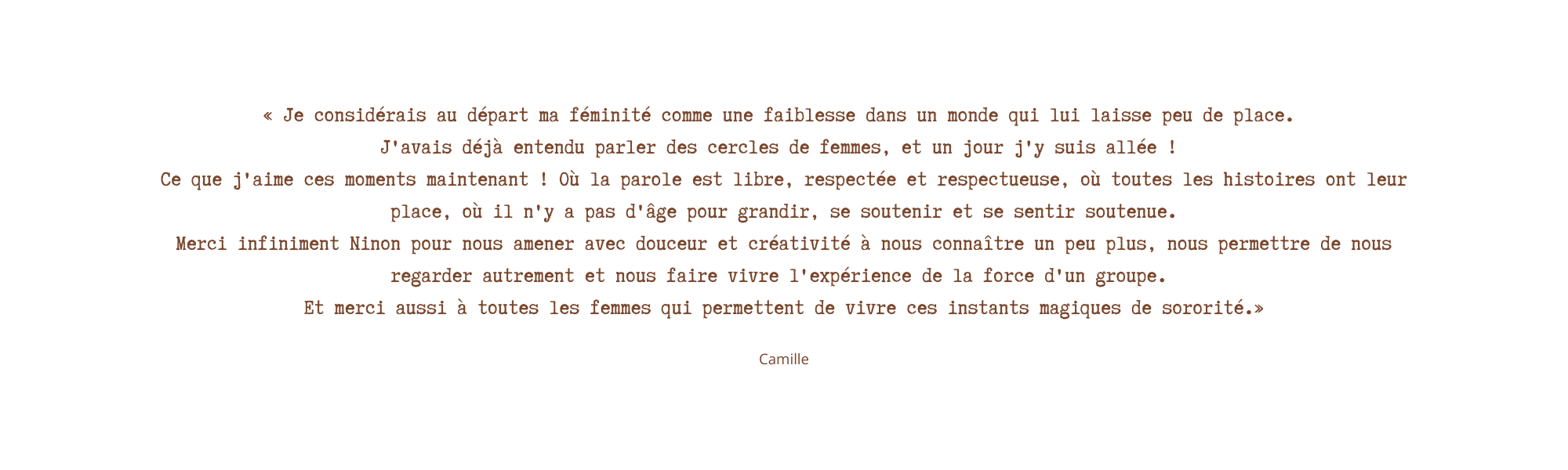Cercle de femmes inscription cercle de paroles réseau de femmes rituel confidentialité sororité sécurité reliance châtellerault thuré poitou vienne 86