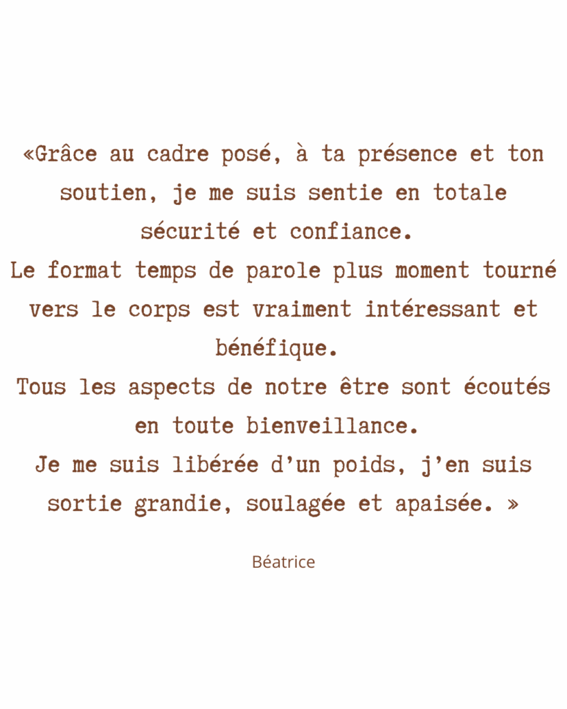 Cercle de femmes témoignage cercle de paroles réseau de femmes rituel confidentialité sororité sécurité reliance